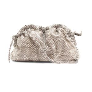 Mansur Gavriel real Snakeskin Crossbody or clutch Bag in Gray. Gorgeous bag!